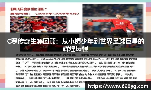 C罗传奇生涯回顾：从小镇少年到世界足球巨星的辉煌历程